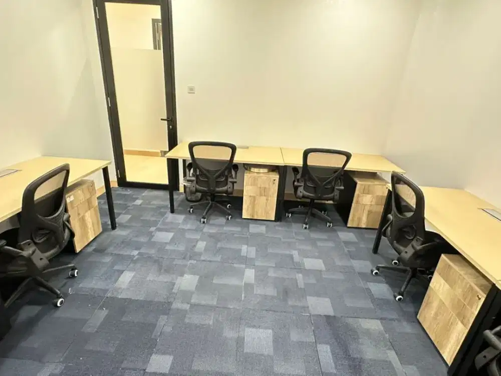 Disewakan office furnish at pelindo tower kapasitas 6 orang