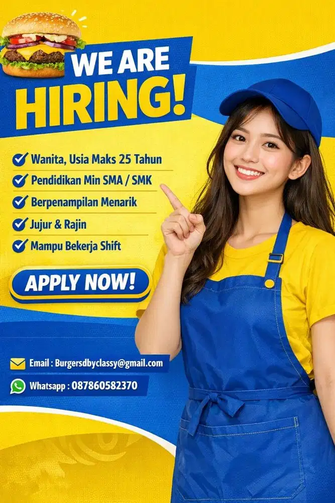 Waiters/Kasir/Helper