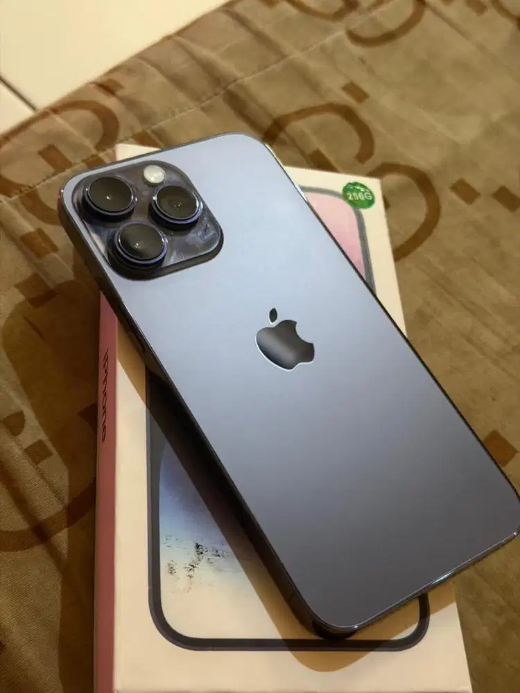 iphone 14 promax 256 ungu fullset