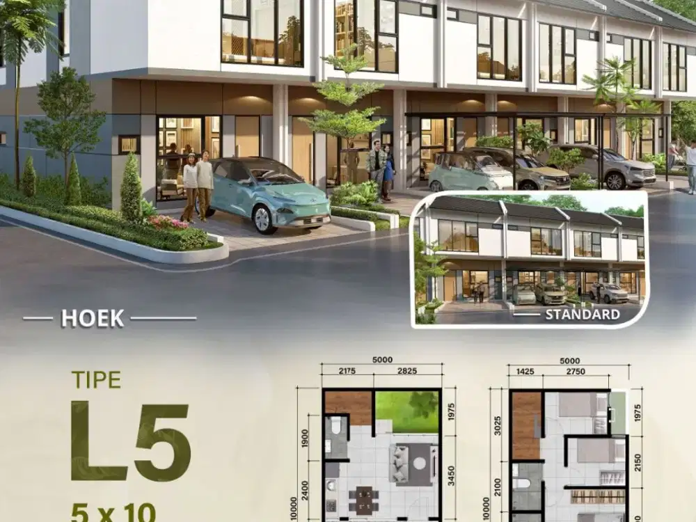 Jual Rumah 2 Lantai Cluster Florence Village di Jakarta Mulai 1 M-An Lokasi Strategis di Jgc, Cakung