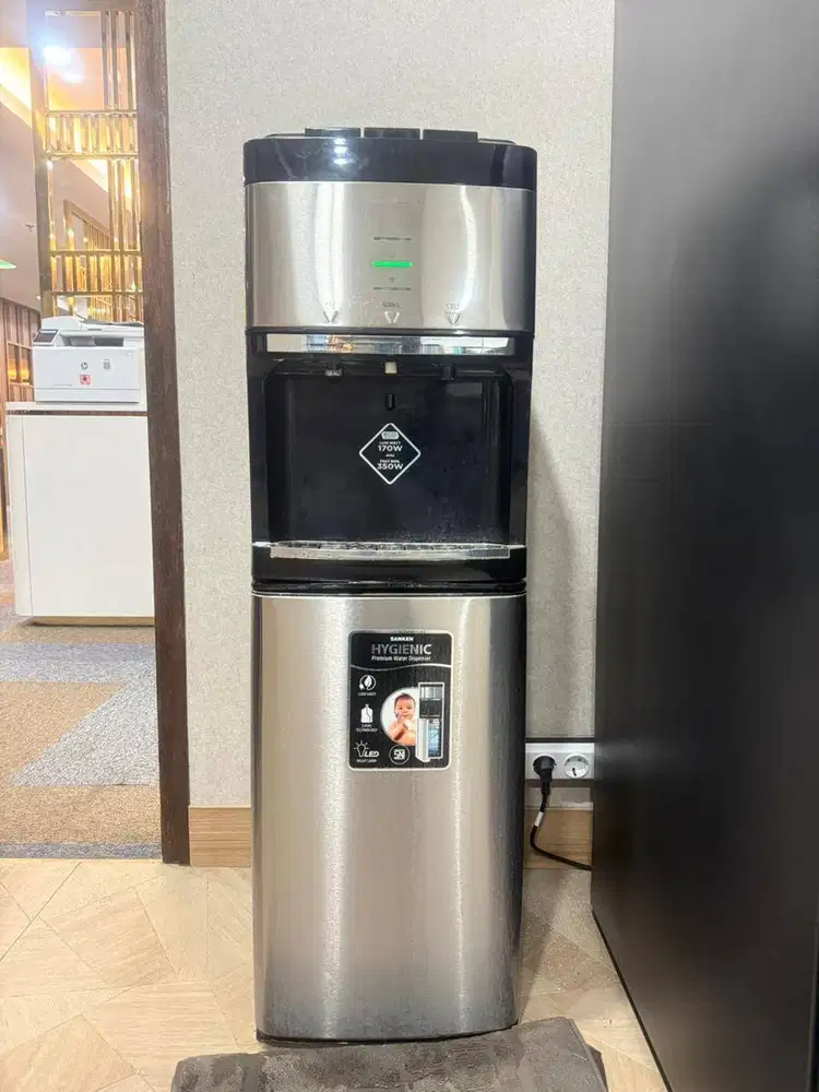 Dispenser Galon Bawah Sanken HWD-C580S-BK – Air Panas & Dingin, Hemat