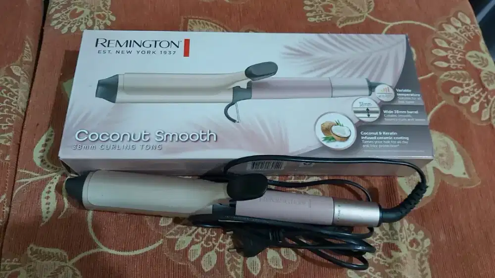 Remington Pengeriting Rambut Coconut Smooth Curling Tong CI5901