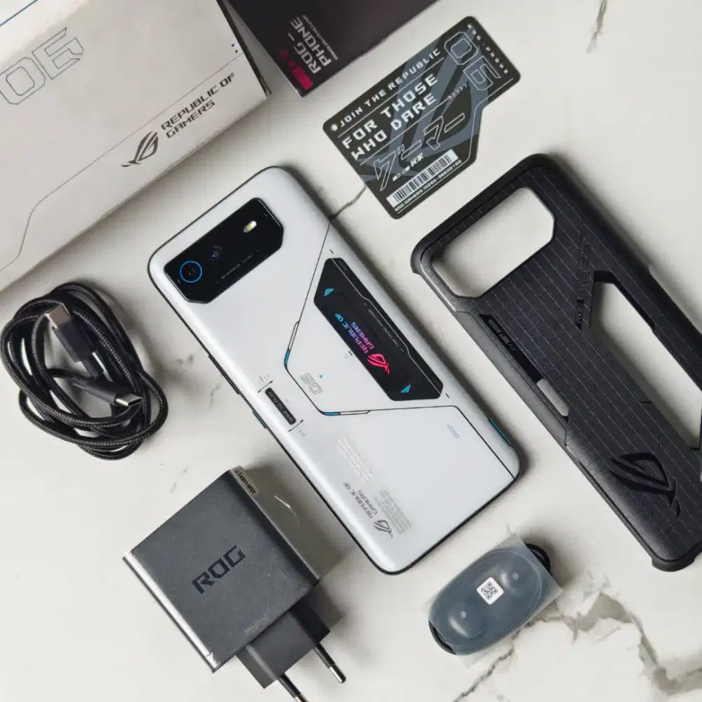 Rog Phone 6 Pro 18/512GB Seperti Baru Garansi Resmi