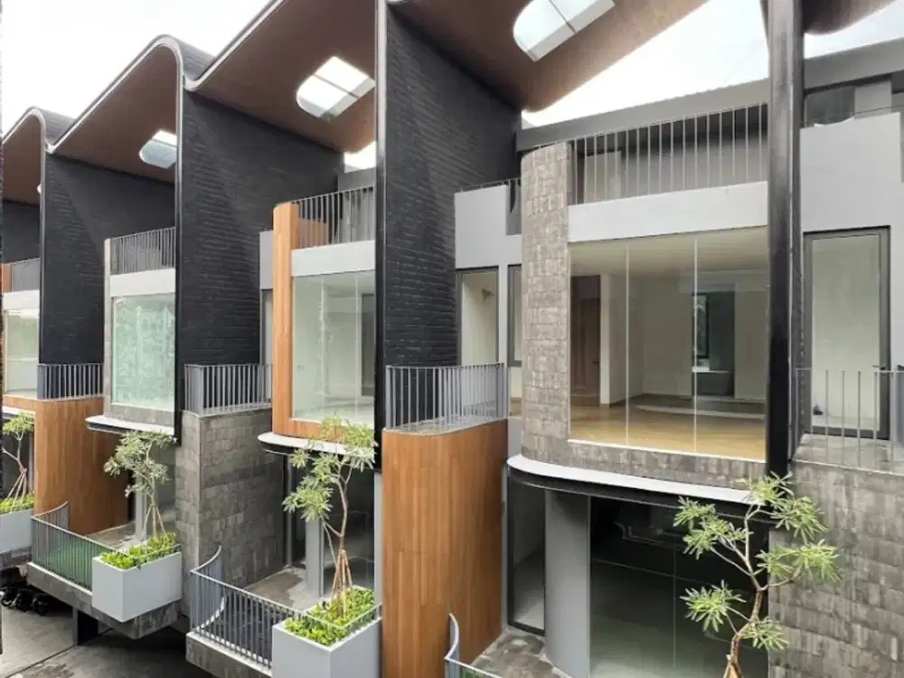 Jual Townhouse di Kemang, Rumah Baru Futuristik Minimalis Tipe 6 dan Tipe 7 Brand New