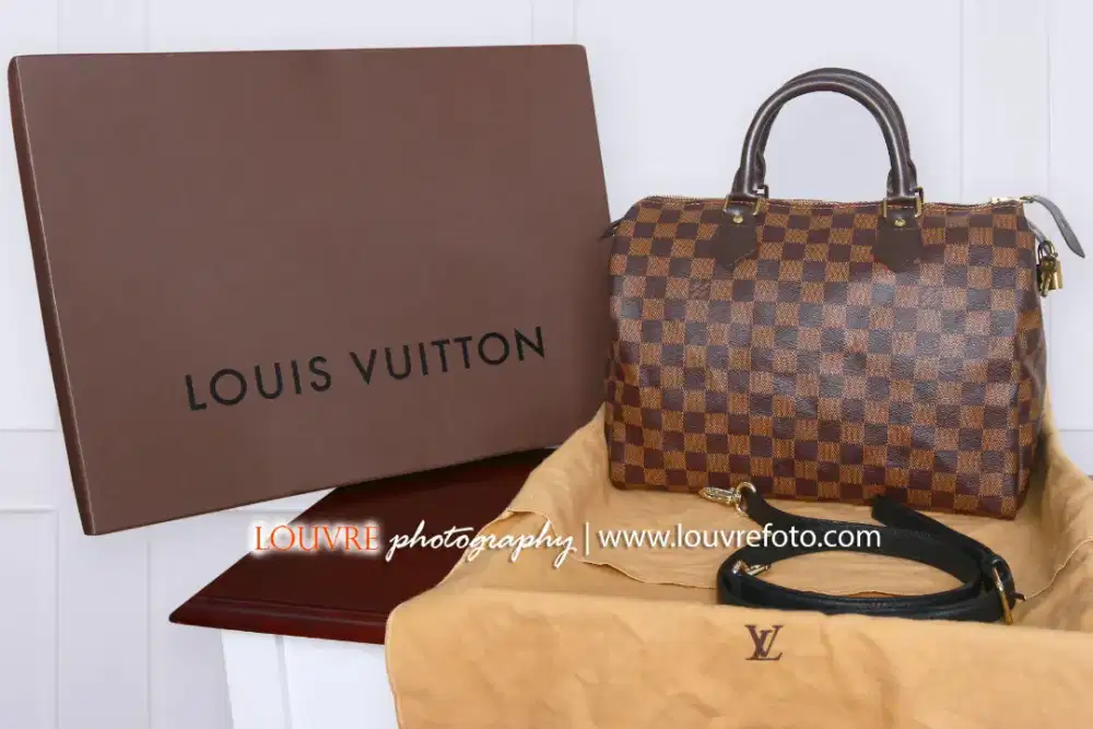 Dijual Tas Louis Vuitton Speedy 30cm Damier Ebene 2012