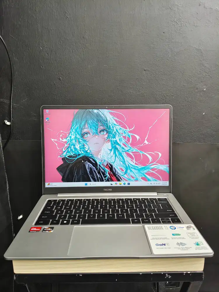 TECNO MEGABOOK TI AMD Ryzen 5 7430U RAM 16GB SSD 512GB SIAP PAKAI