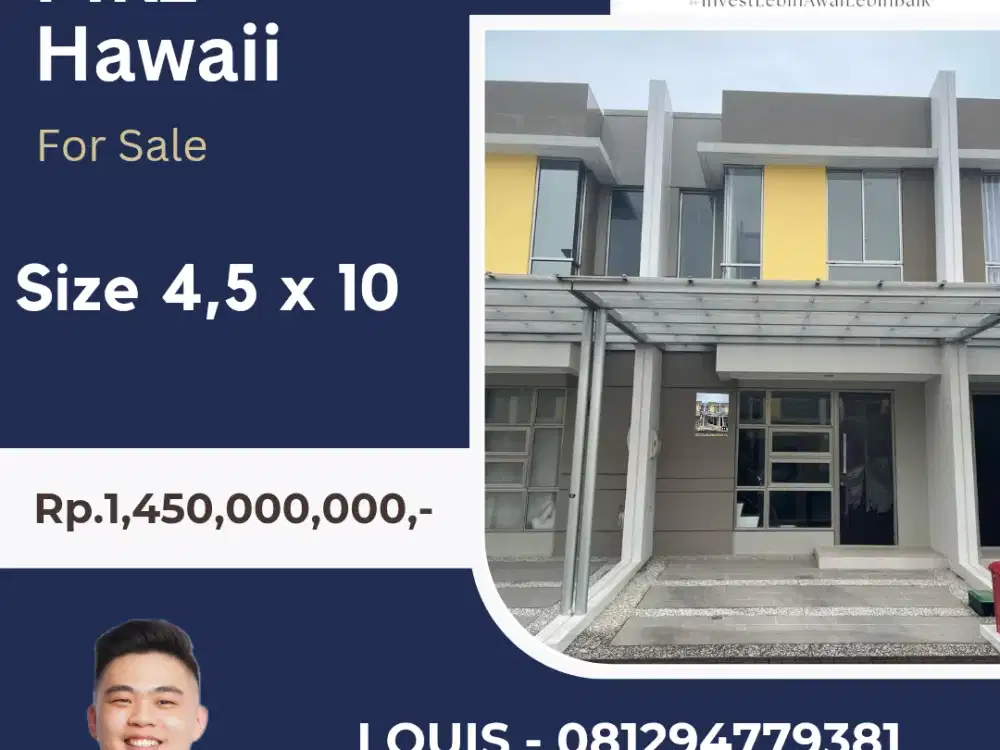 RUMAH 4,5 X 10 SHM PIK2 TERMURAH