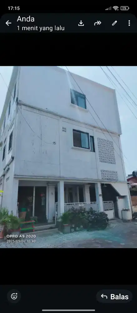 RUMAH DISEWAKAN 3 LANTAI 19 KT
