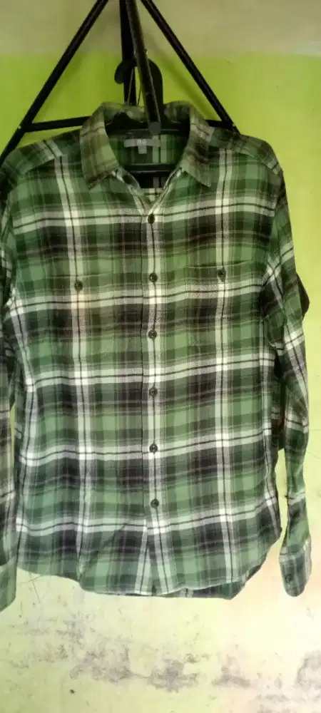 Kemeja Flanel Uniqlo