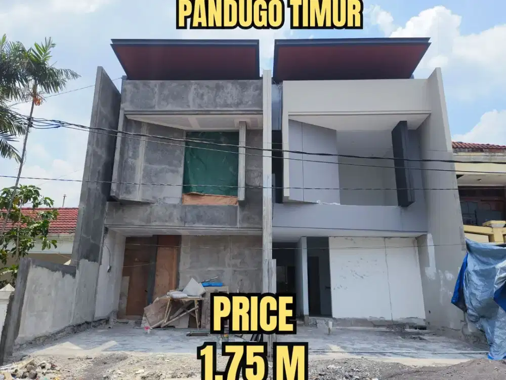 ‼️BARU GRESS 2 UNIT‼️ RUMAH PANDUGO TIMUR RUNGKUT DEKAT MERR, TOL, UPN, BANDARA JUANDA. SURABAYA TIMUR