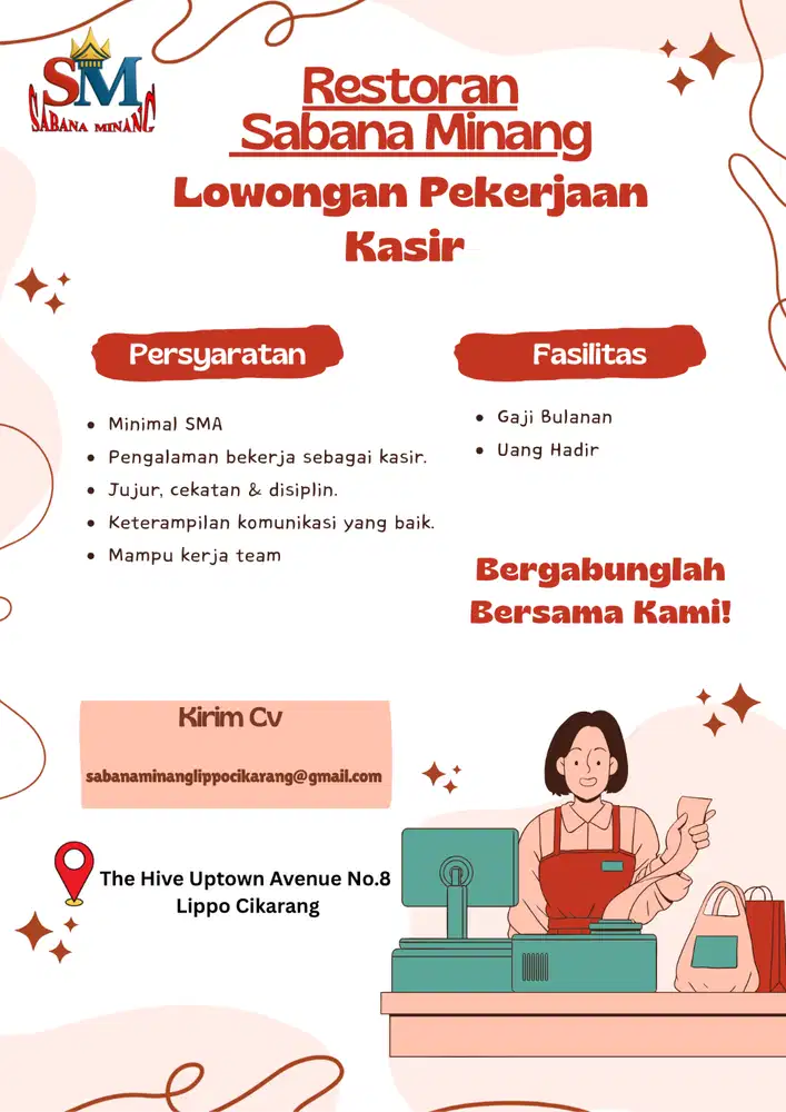 Kasir Restoran Lippo Cikarang