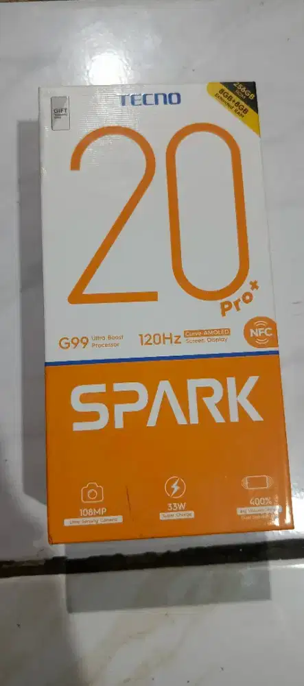 TECNO SPARK 20 PRO+ RAM 8+8/256 ROM, NFC AMOLED