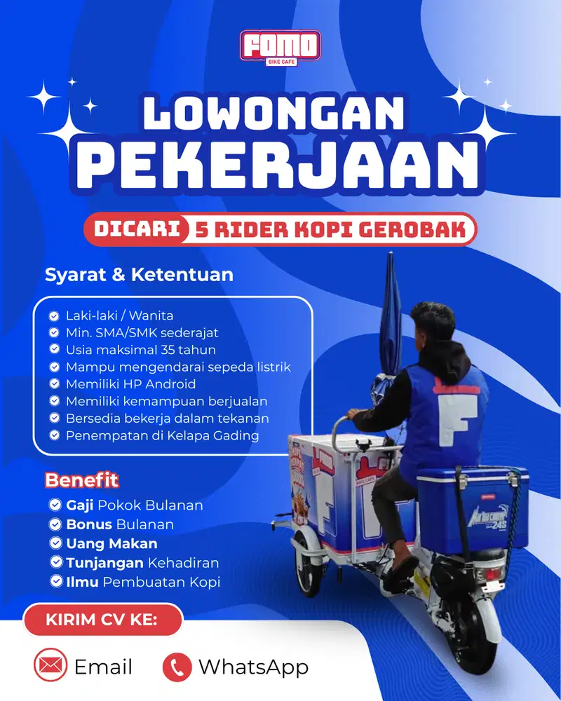 Rider Kopi Gerobak FOMO