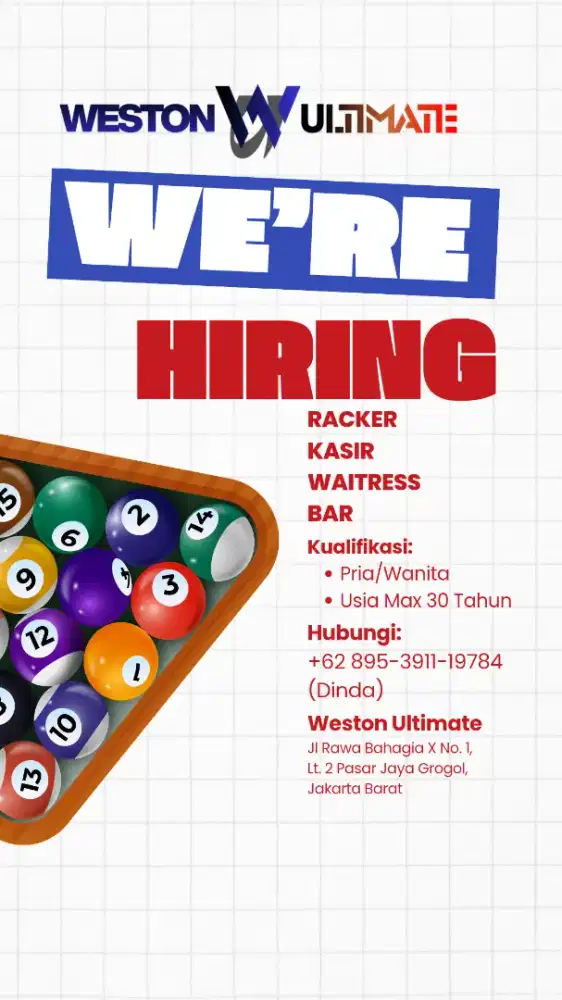 Lowongan kerja jakarta barat