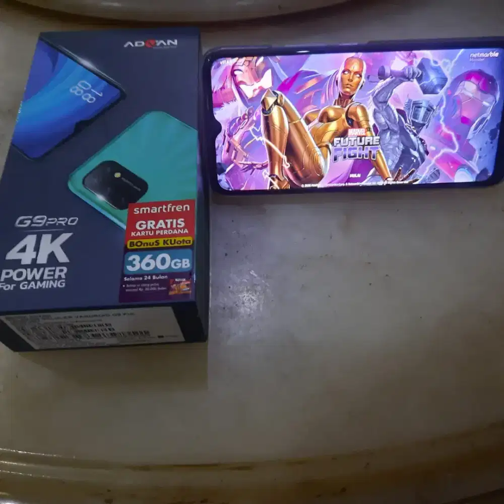 ADVAN G9 PRO 6/64Gb Batere 5000Mah 800ribu net FULLSET NO MINUS