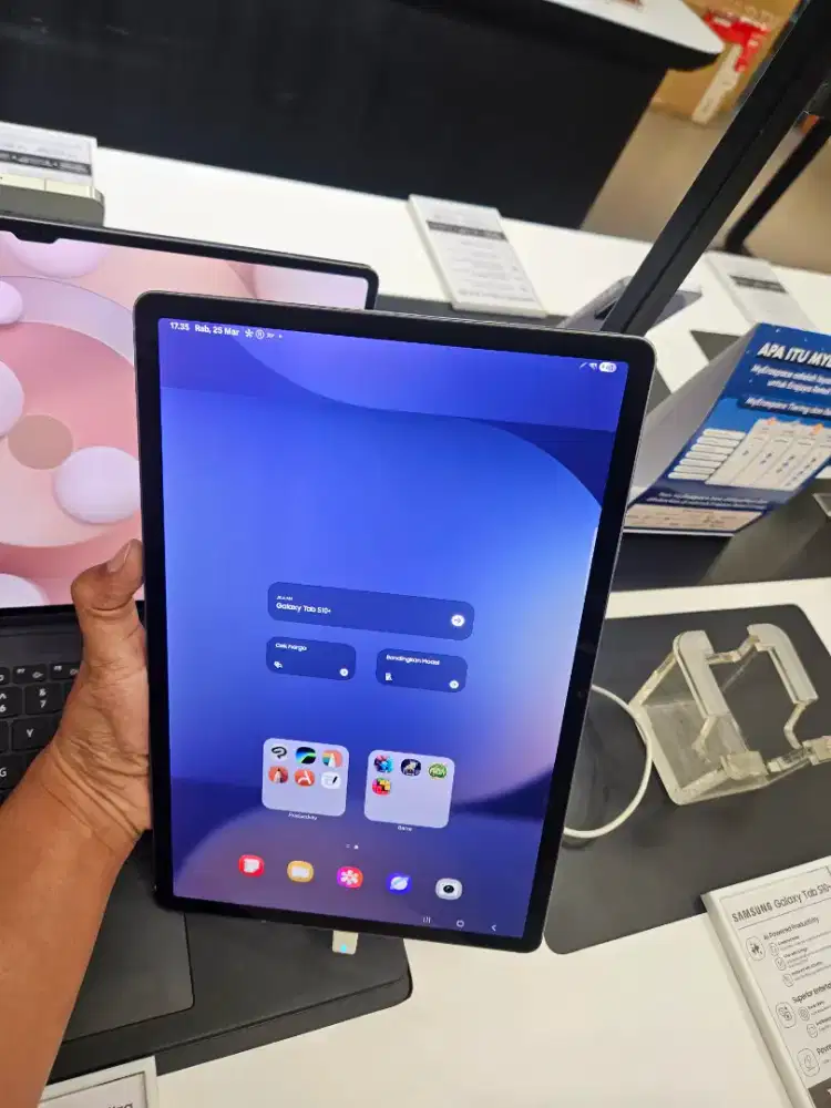 Samsung TAB S10 PLUS 5G Bonus Free Keyboard, Cover Case dan Speaker