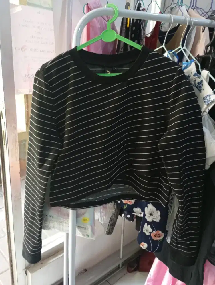 Croptop tangan panjang