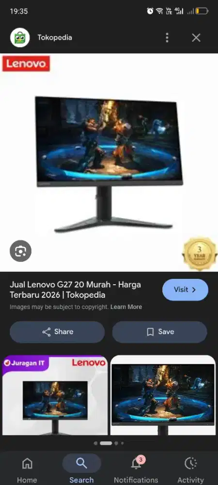 Lenovo g27 Monitor