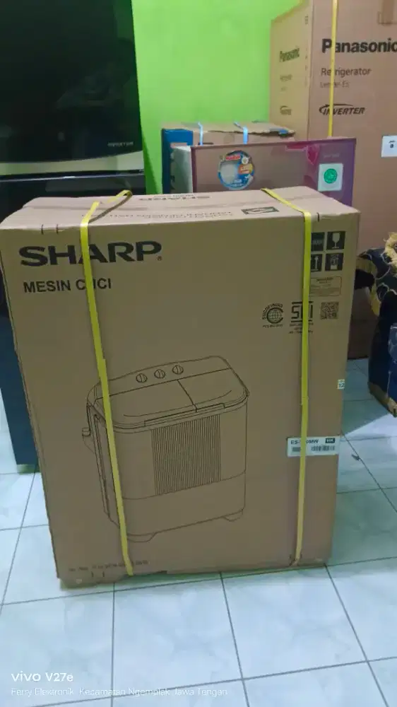 Mesin cuci Sharp 2 tabung 7kg