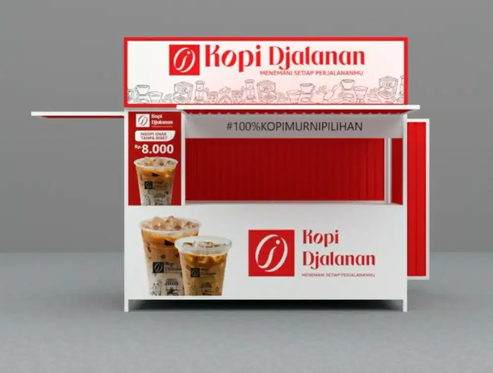 Pembuatan Baru Booth Kontainer Ala Nescafe