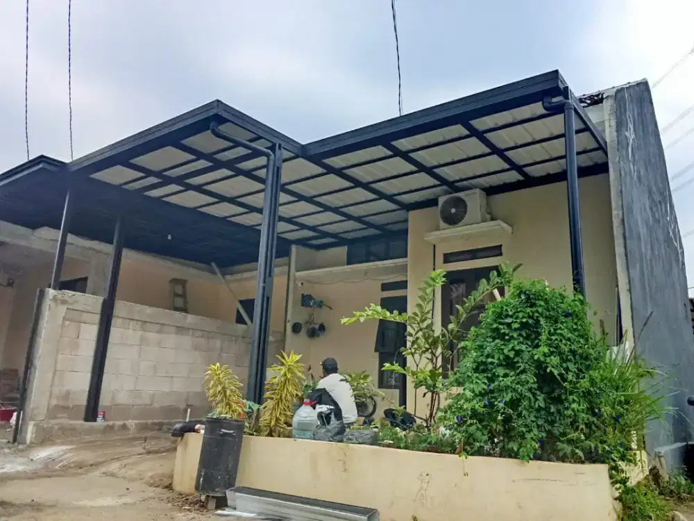 Kanopi baja ringan atap alderon single