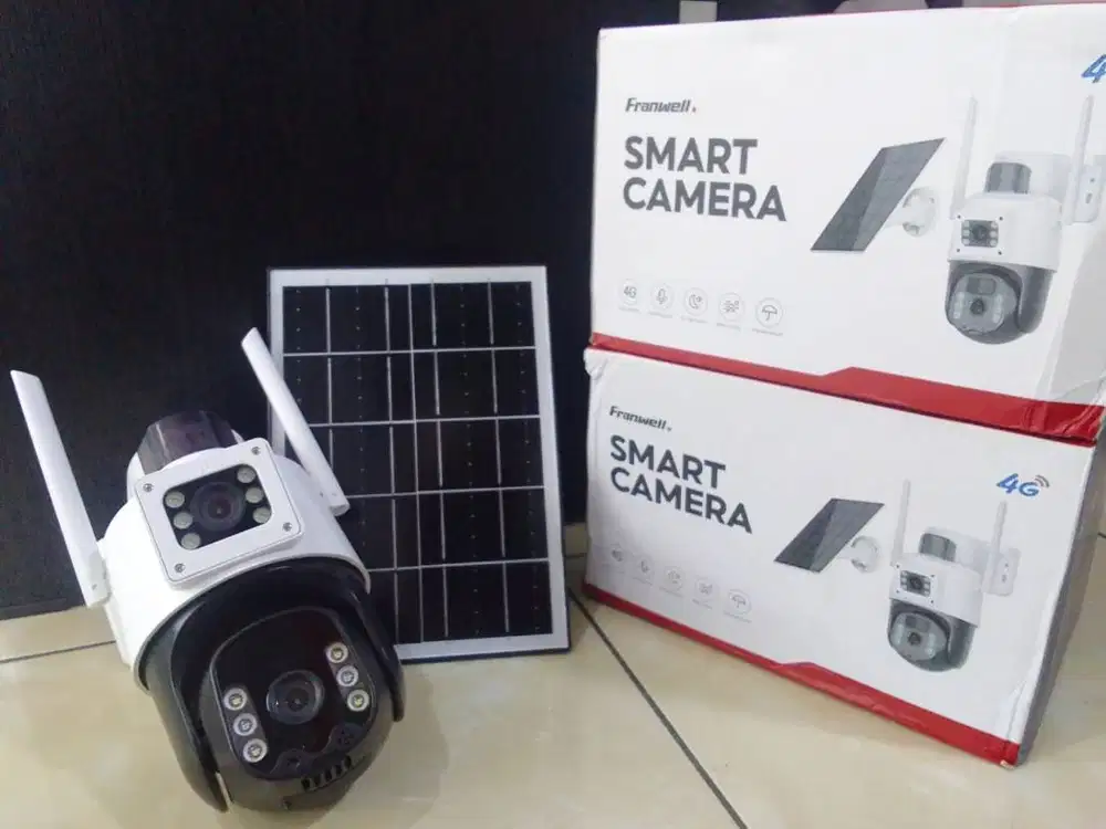 Pasang CCTV Tanpa Listrik! Solar Panel Dual Lens - 2 Kamera In 1 Layar