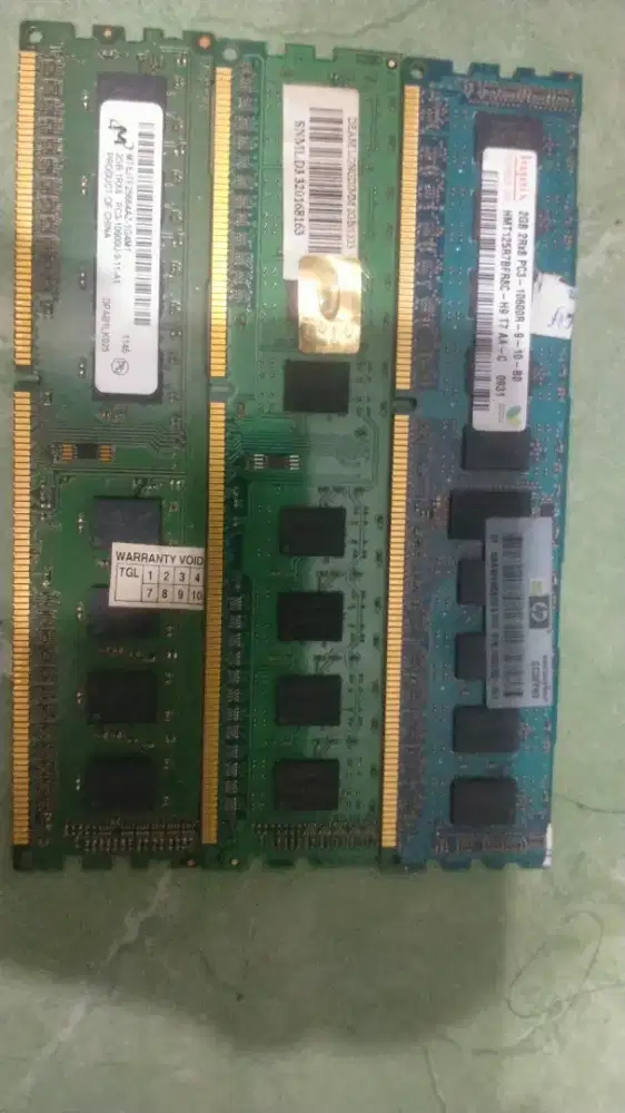 Ram DDR3 2gb 3pcs
