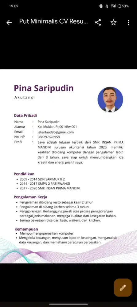 Info lokernya teman teman