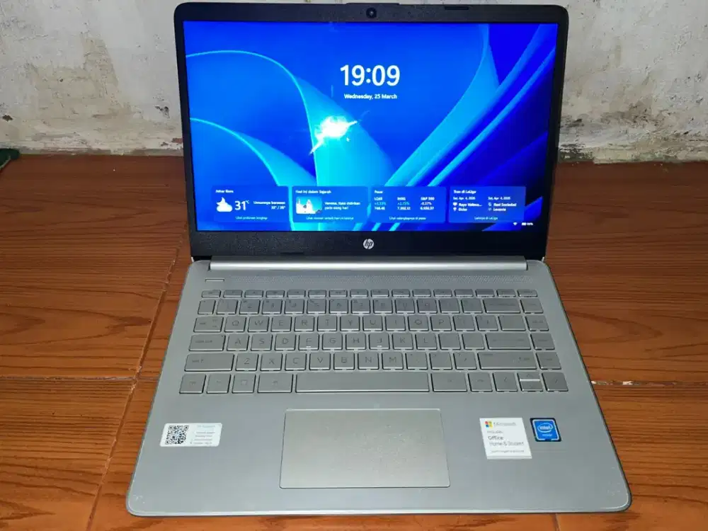 laptop HP seri 14s-dq0508TU.