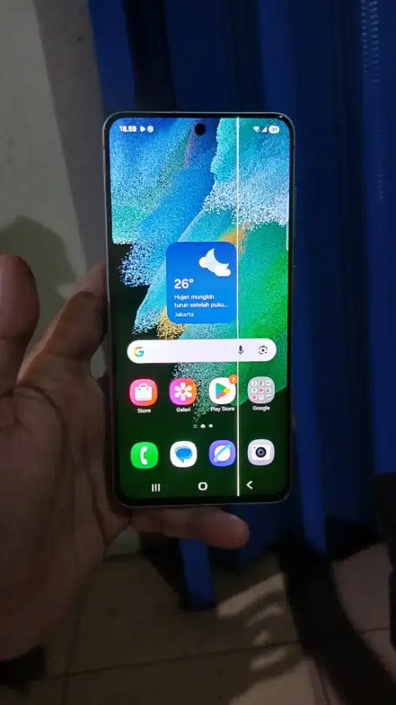 Samsung S21 FE 5G 8/256 MULUS ori sein , minus sesuai foto aja