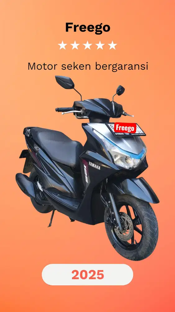 Km baru 3400 dp 700rb Yamaha Freego 125 (KTP daerah bs kredit) frego