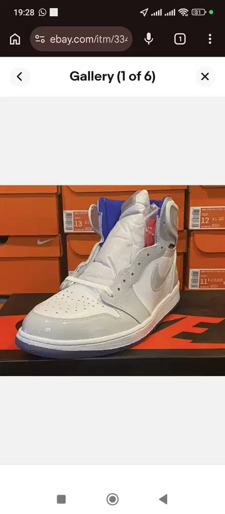 Nike Air Jordan 1 Zoom Racer Blue