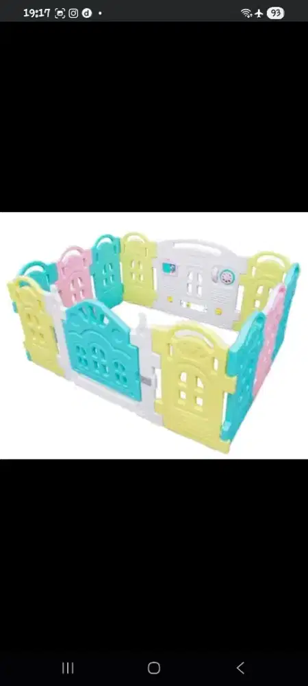 Baby fence parklon castle 10+2