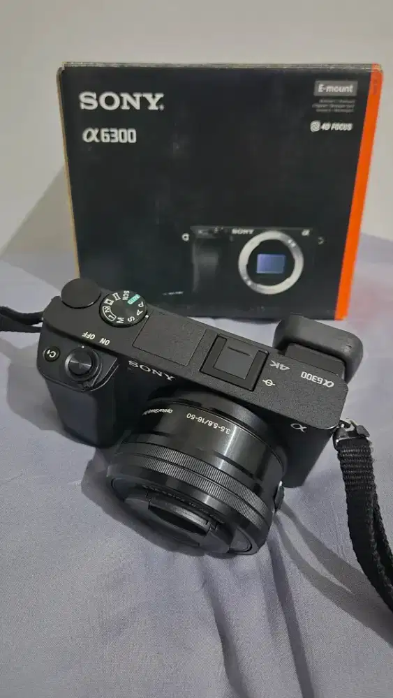 Sony a6300 lensa kit fullset