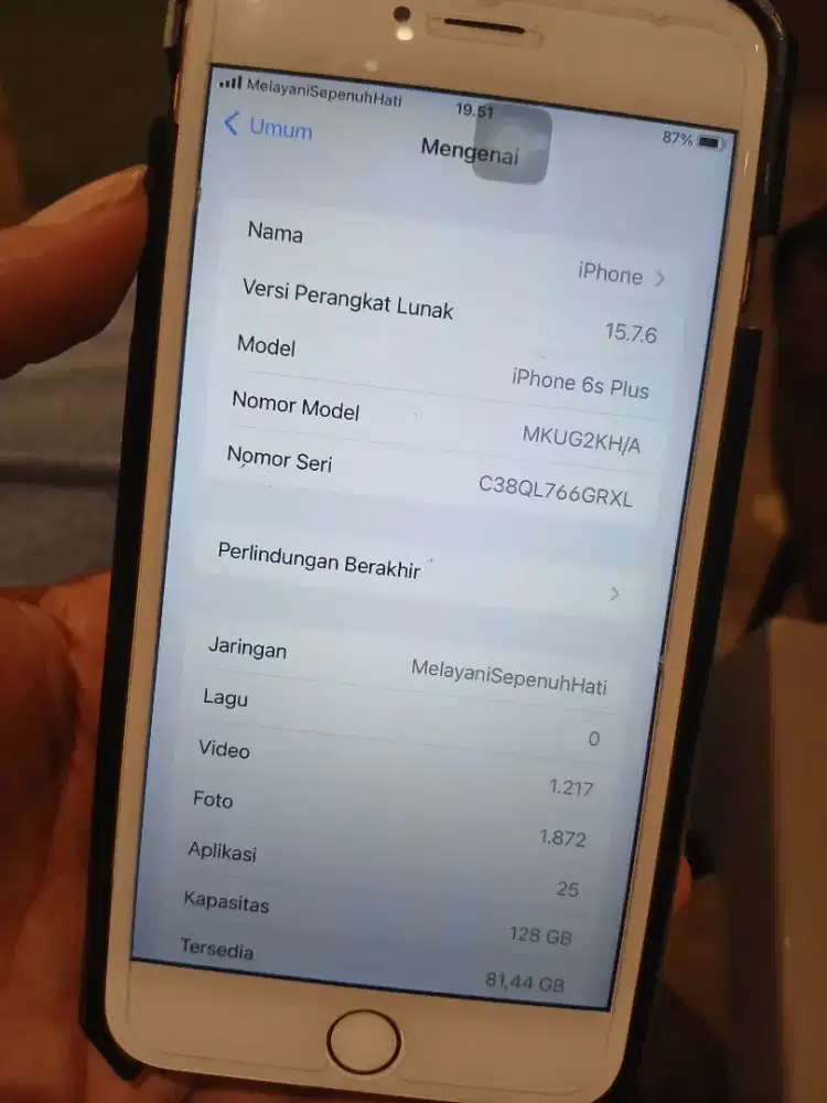 Iphone 6s plus inter