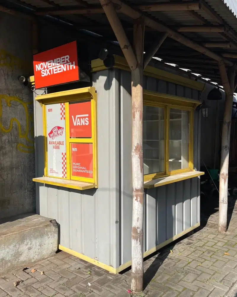 Jual Booth Container - Kokoh Plat Besi