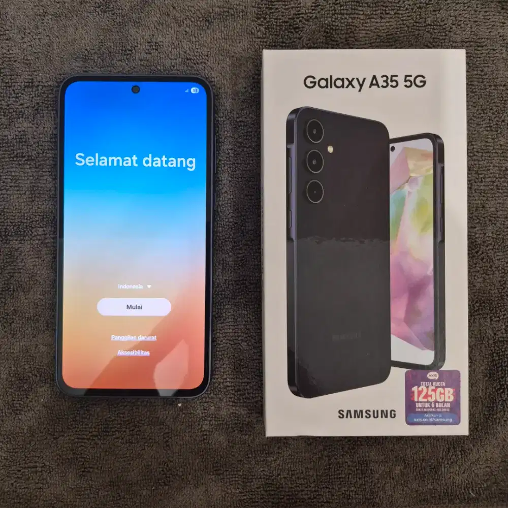 Samsung A35 8/256GB Navy Istimewa Banyak Bonus