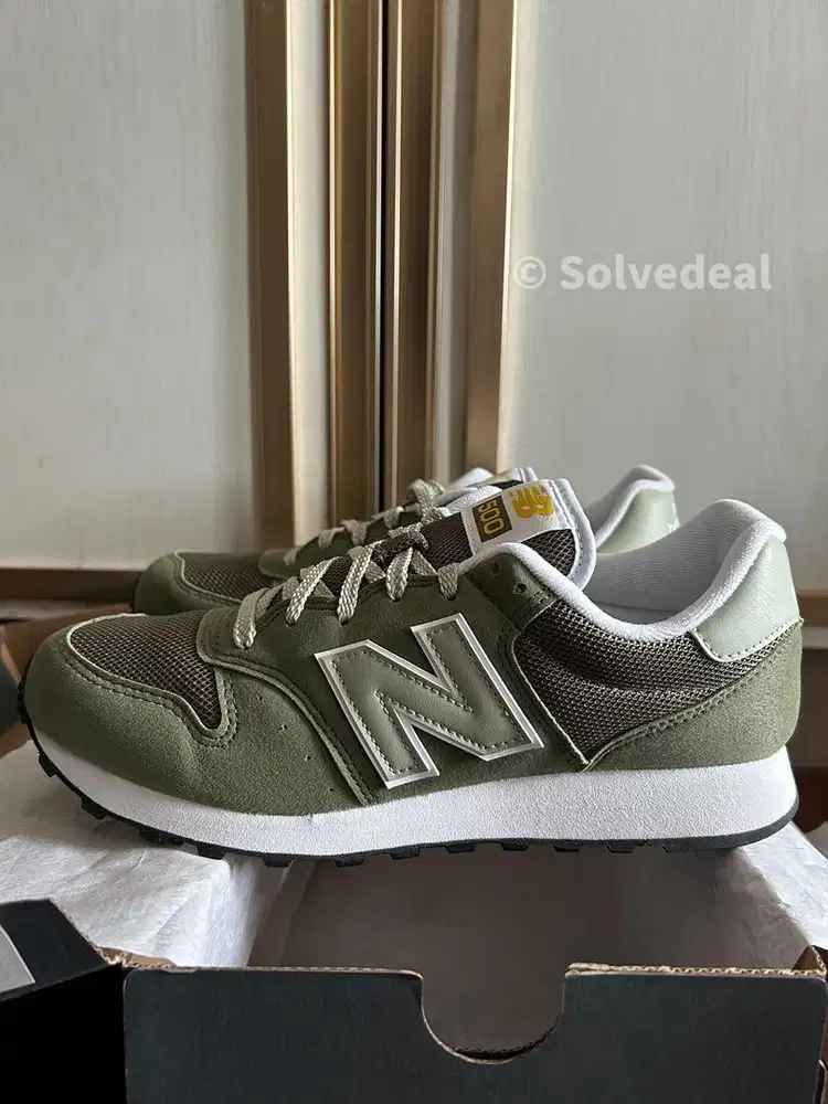 Sepatu New Balance 500 Green — Sepatu Original Baru Size 41.5 Limited
