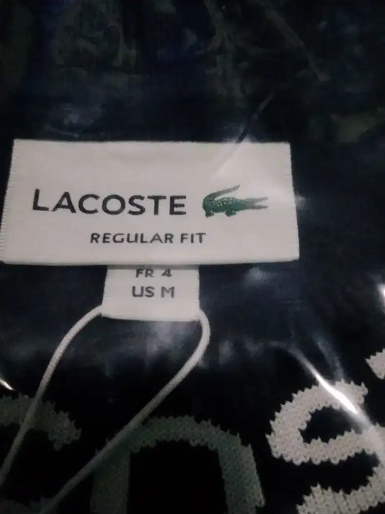 Kaos Lacoste Black Original