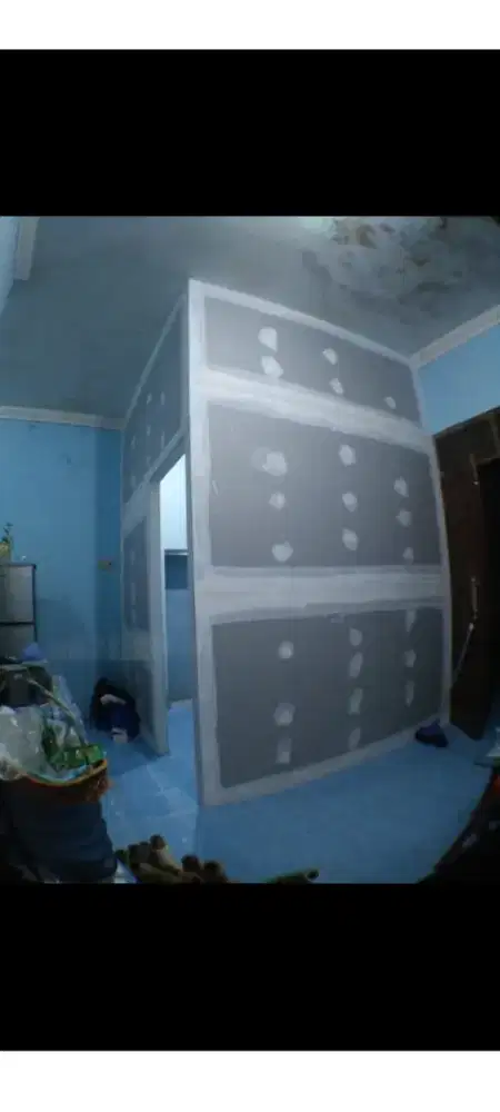 Jasa pemasangan plafond gypsum dan partisi gypsum pvc baja ringan