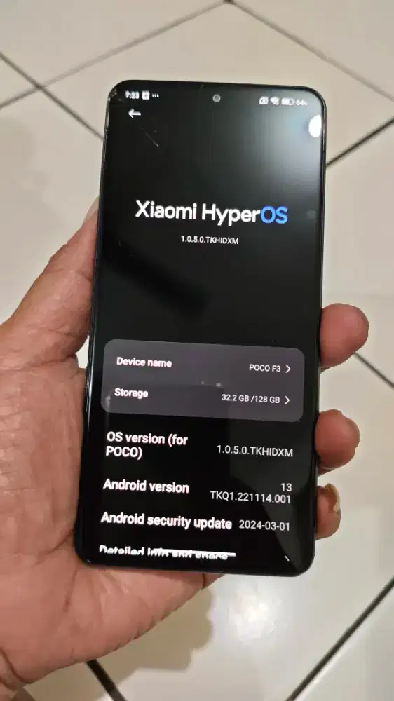 Poco F3 8/128 bisa TT