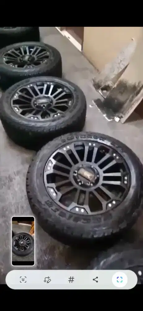 Dijual cepat ring 20, 5 velk hampir baru+5 ban baru