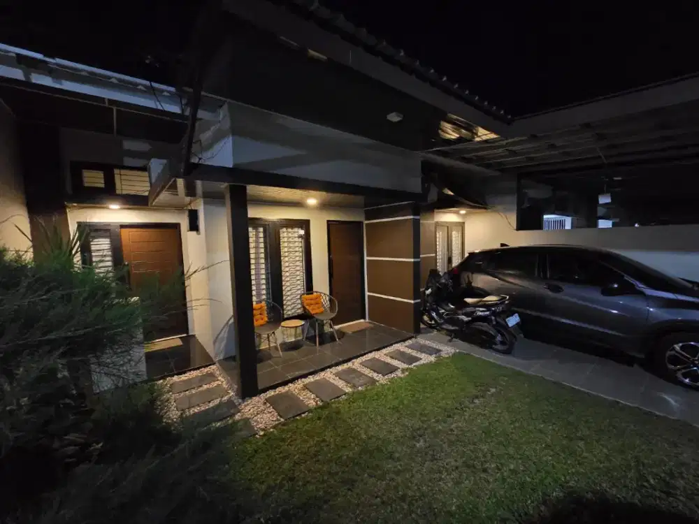 Rumah murah keren full furnished lokasi strategis bebas banjir