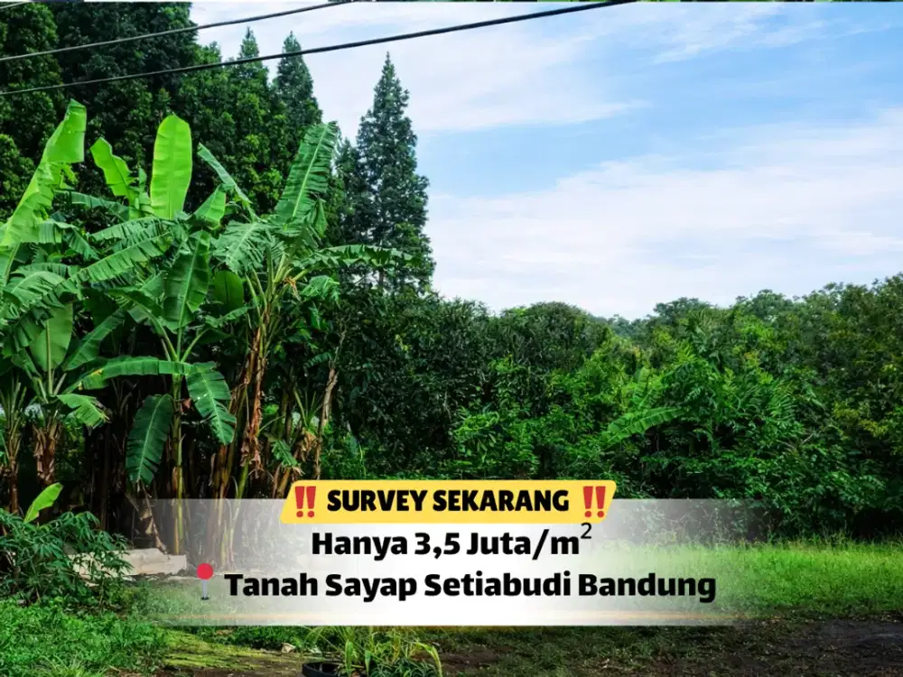 Tanah Luas Siap Bangun di Sayap Setiabudi – Jarang Ada!