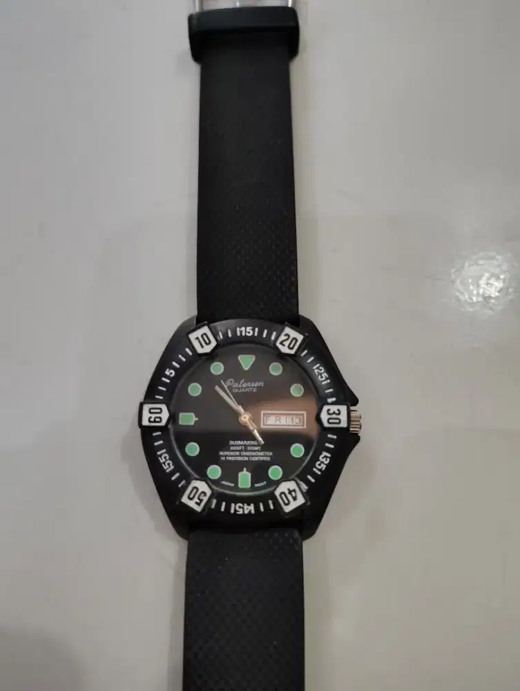 Jam diver Paterson not Seiko