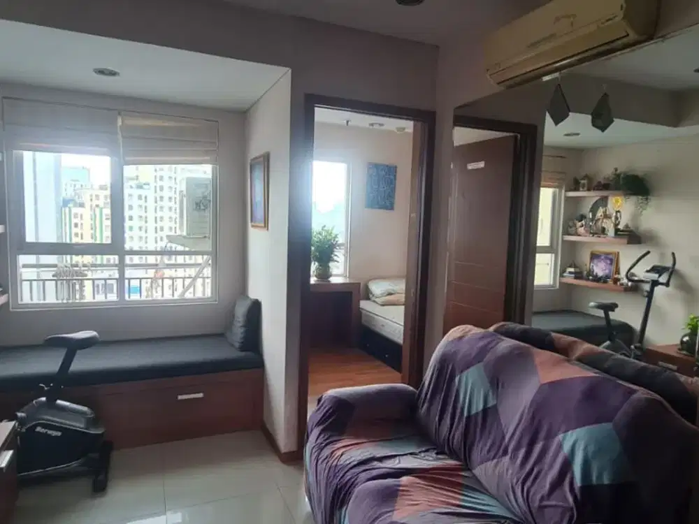 JUAL CEPAT APARTEMEN MTH SQUARE, 2 BED ROOM, FULLY FURNISHED, LOKASI STRATEGIS, JAKARTA TIMUR