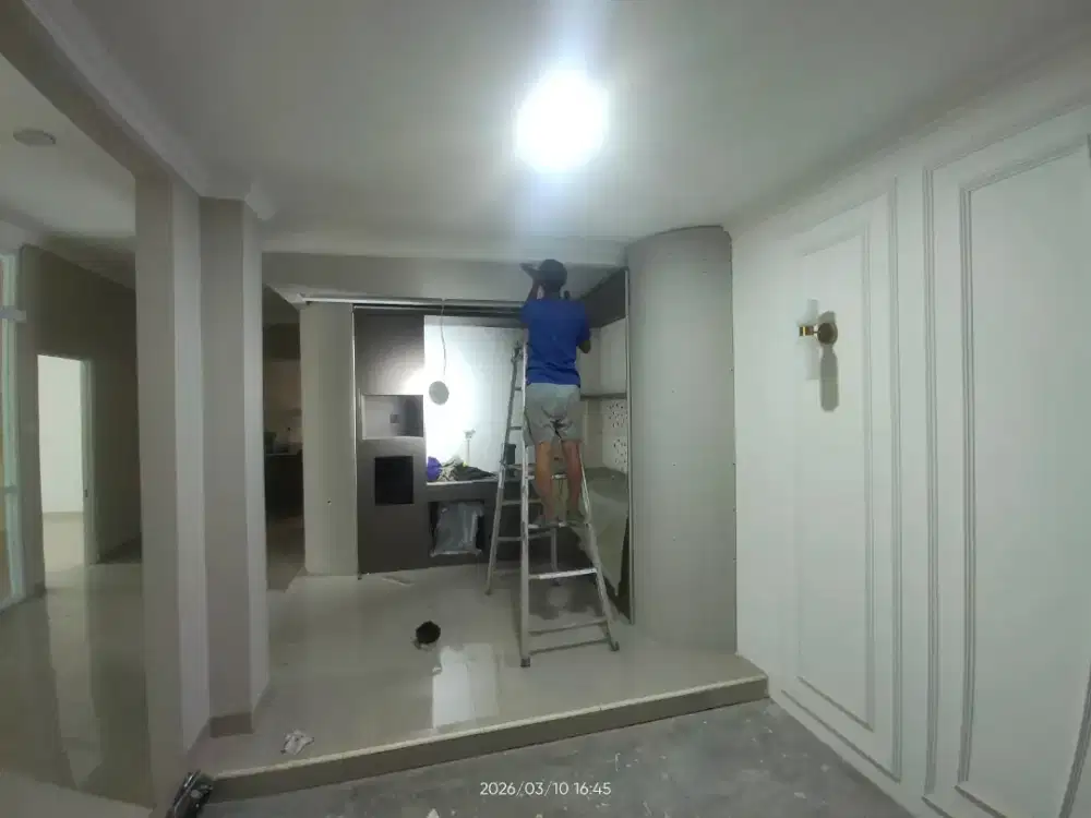 Mari kita renof plafon dengan gypsum murah cepat dan efisien