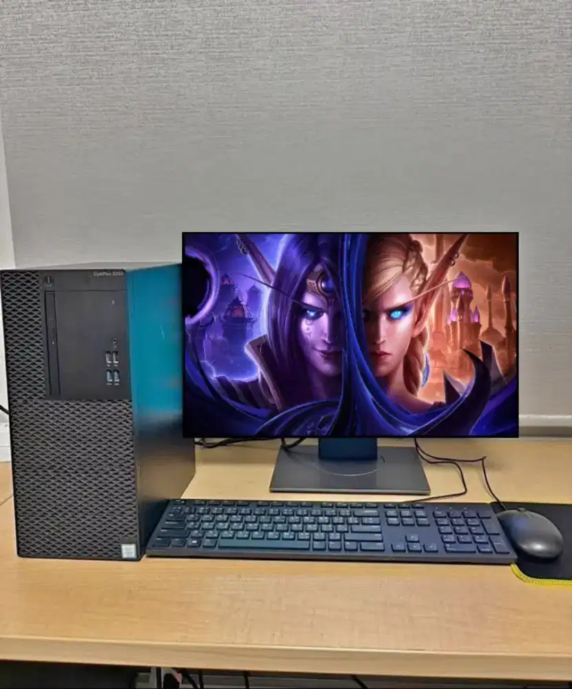 PC GAMING FULSET + LCD + RAM 8 GB + VGA 1 GB + HD 500 GB + GAMES APP