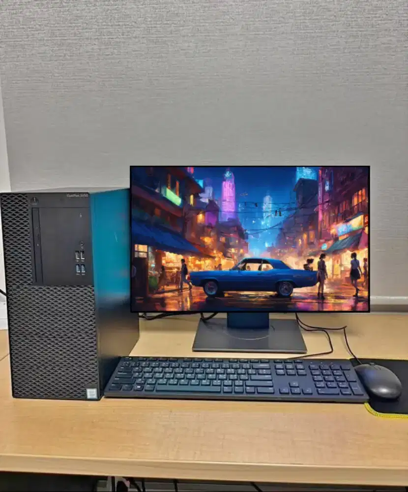 PC GAMING FULSET + LCD + RAM 8 GB + VGA 1 GB + HD 500 GB + GAMES APP