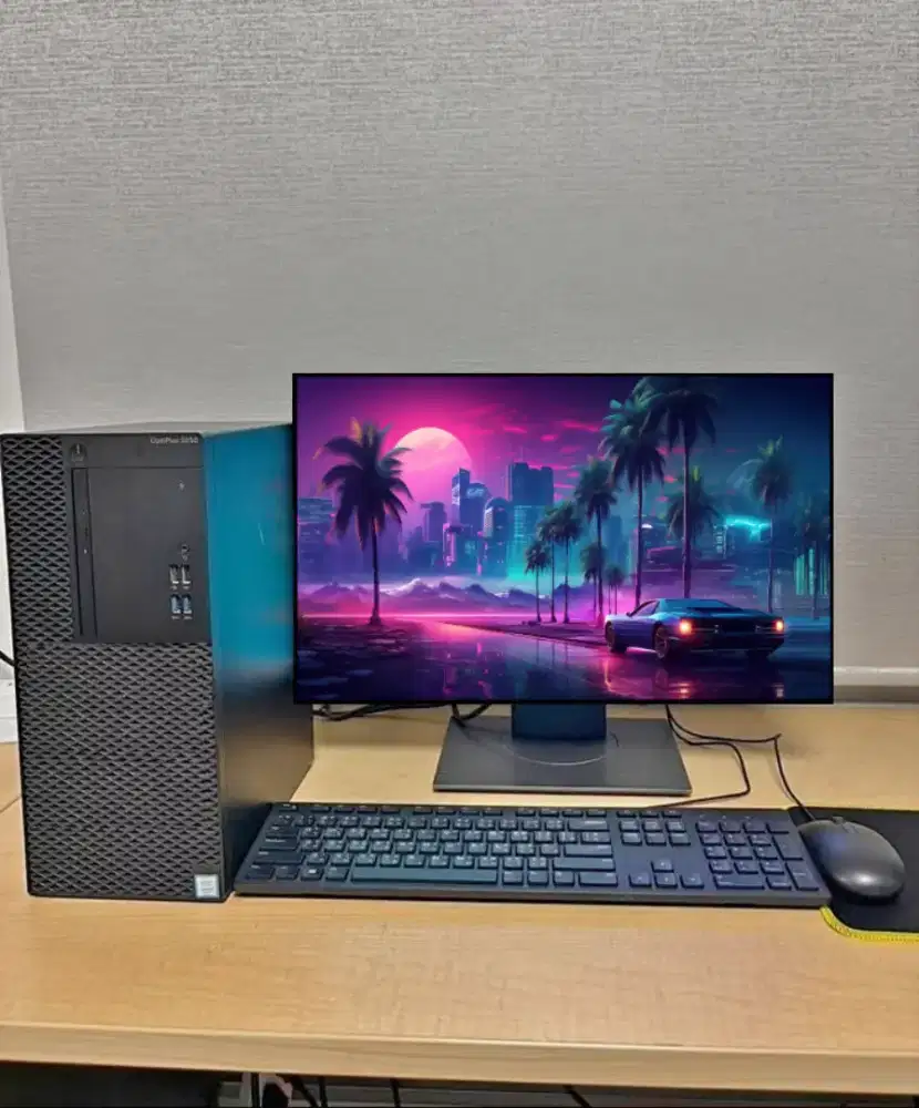 PC GAMING FULSET + LCD + RAM 8 GB + VGA 1 GB + HD 500 GB + GAMES APP